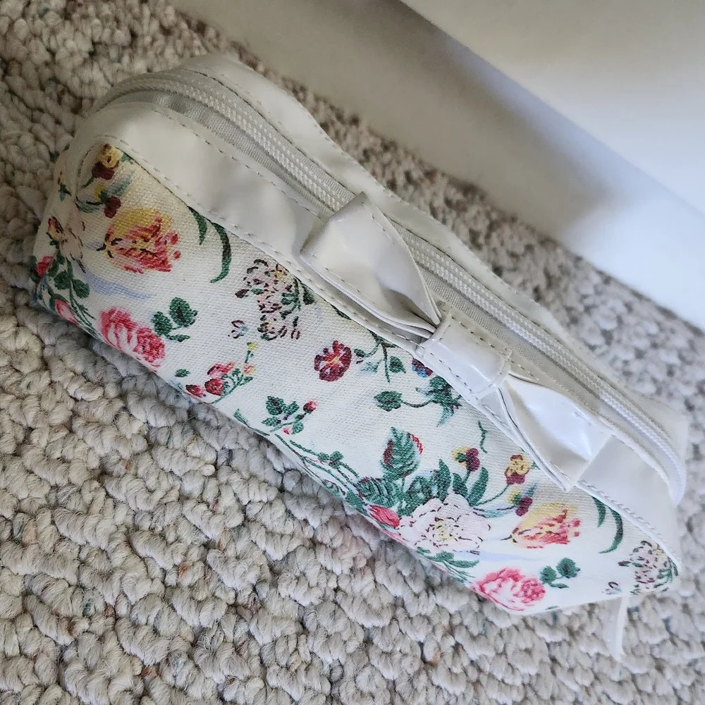 Floral Cosmetic Bag